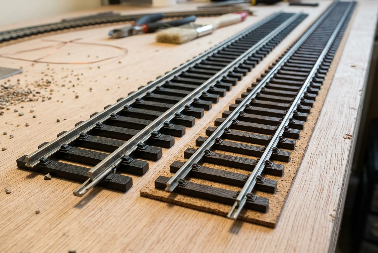 Show PECO track and Hornby track